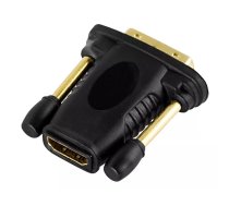 HDMI-DVI-D adapteris DELTACO Full HD 60 Hz, apzeltīti savienotāji, melns / HDMI-11-K / 00100024