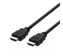 Deltaco HU-10-R HDMI kabelis 1 m HDMI Type A (Standard) Melns