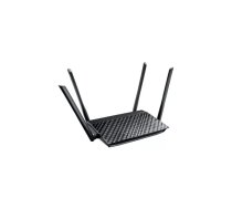 ASUS RT-AC1200 bezvadu rūteris Ātrais Ethernet Divkāršā frekvenču josla (2.4 GHz / 5 GHz) Melns