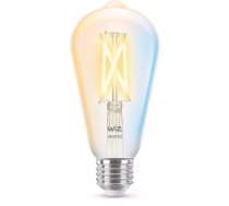 Viedā spuldze WiZ Filament Bulb Clear 60 W ST64 E27 Caurspīdīga Wi-Fi