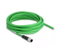 DeLOCK tīkla kabelis M12 4 pin D-kodēts uz atvērtām vadu galotnēm PVC 5 m