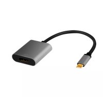 LogiLink CUA0102 kabeļu spraudņu pāreja USB 3.2 Gen1 Type-C DisplayPort Melns