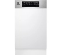 Iebūvējamā trauku mazgājamā mašīna Electrolux EEM43300IX — Slimline 45 cm, 10 komplekti, 44 dB, AirDry