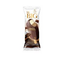 MR.BIG Vaniļas-Šokolādes saldējums šokolādes glazūrā uz kociņa, 150ml/90g