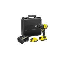 Bezvadu urbjmašīna STANLEY SFMCD715D2K 18V Li-Ion 2x2Ah, 2 ātrumi, 60 Nm, 1900 apgr/min, LED, koferis