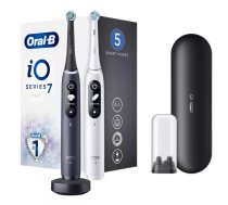 iOM7D.2H2.2BD Oral-B iO 7 Duo Pack  Elektriskā Zobu Birste White/ Black Onyx