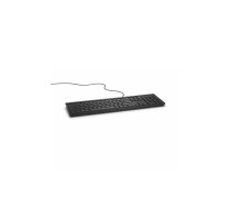 Vadu tastatūra Dell KB216 Estonian QWERTY melna — USB, pilna izmēra ar ciparu bloku