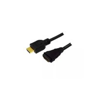 LogiLink HDMI - HDMI, 1.0m HDMI kabelis 1 m HDMI Type A (Standard) Melns