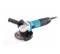Leņķa slīpmašīna Makita GA5030R — rokas elektrolīdzeklis, kompakta, paredzēta 125 mm diskiem