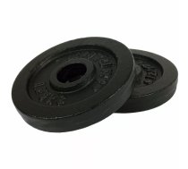 Čuguna svaru plāksnes Tunturi 1,25 kg ×2, iekšējais diametrs 30 mm, pāris