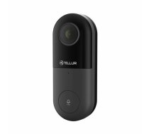 Tellur Smart WiFi video durvju zvans 1080P, PIR, vadu melns