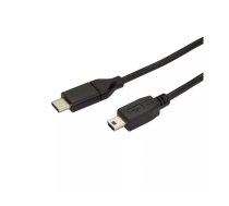 StarTech.com USB2CMB2M USB kabelis USB 2.0 2 m USB C Mini-USB B Melns