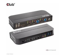 KVM slēdzis CLUB3D DisplayPort HDMI CSV-7210