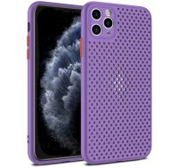 Fusion Breathe Case Silikona Aizsargapvalks Priekš Apple iPhone 12 Mini Violets