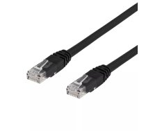 Tīkla kabelis DELTACO U/UTP Cat6, 2m, melns / TP-62S-K / 00210008