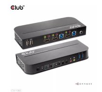 KVM slēdzis CLUB3D CSV-1382 Dual HDMI 4K 60Hz USB