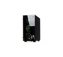 Datora korpuss IBOX PASSION V4 Mini Tower Black — Mini-ATX, rūdīts stikls, 3×120 mm priekšā, 1×120 mm aizmugurē, GPU līdz 420 mm, CPU dzesētājs 155 mm