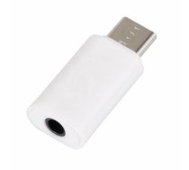 Austiņu adapteris Riff RF-AD-TYPE — USB Type-C uz 3,5 mm audio, balts