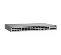 Pārvaldāms L3 PoE slēdzis Cisco Catalyst 9200L — 48x Gigabit (10/100/1000), 3x USB 2.0, 176 Gbit/s, 16k MAC