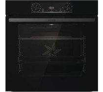 Iebūvējama elektriskā cepeškrāsns Gorenje BOS6737E13FBG — 77 L, augša/apakša sildīšana, grils, tvaika gatavošana, skārienvadība un grozīšanas vadība, melna