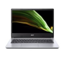 Acer Aspire 3 A314-35-P2U6 Portatīvais dators 35,6 cm (14") Full HD Intel® Celeron® N N6000 8 GB DDR4-SDRAM 128 GB SSD Wi-Fi 5 (802.11ac) Windows 11 Home in S mode Sudrabs