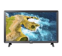TV LG 24TQ520S-PZ.API 23.6" (59.9 cm) HD LED Smart TV Wi‑Fi 1366×768 250 cd/m² 14 ms DVB-T2/S/C melns