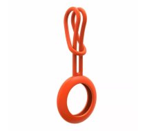 Smart tag aksesuārs ILike AirTag Silicone Keychain Loop Case Orange