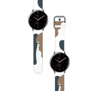 Siksniņa Fusion Accessories priekš Samsung Galaxy Watch 42mm — platums 20 mm, Moro raksts