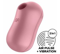 SATISFYER GAISA IMPULSU STIMULATORS UN VIBRATORS - ROZĀ KRĀSĀ