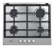 Whirlpool TGML 660 IX Nerūsējošs tērauds Iebūvēts 60 cm Gāzes 4 zone(s)