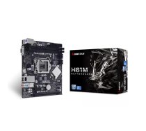 Mātesplate BIOSTAR H61MHV3 micro ATX, Intel H61 čipsets, LGA 1155, DDR3, 2x DIMM, 4x SATA II, HDMI, VGA
