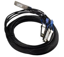 Mikrotik XQ+BC0003-XS+ InfiniBand un optiskās šķiedras kabelis 3 m QSFP28 4x SFP28 Melns, Hroms