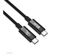 CLUB3D CAC-1576 USB kabelis 1 m USB4 Gen 3x2 USB C Melns
