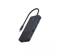 Rapoo UCM-2006 interfeisa karte/adapteris 3, 5 mm, DisplayPort, HDMI, RJ-45, USB 3.2 Gen 1 (3.1 Gen 1), USB Veids-C