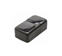 Slēdzis un kontaktligzda Viko by Panasonic 9055 5184 IP54 melna — sienas ūdensizturīgs komplekts