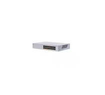 Cisco CBS110 Nepārvaldīts L2 Gigabit Ethernet (10/100/1000) Power over Ethernet (PoE) 1U Pelēks