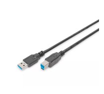Digitus DB-300115-018-S USB kabelis USB 3.2 Gen 1 (3.1 Gen 1) 1,8 m USB A USB B Melns