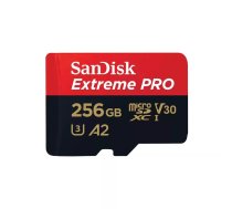 Zibatmiņa SanDisk Extreme PRO 256GB MicroSDXC UHS-I Modelis SDSQXCD-256G-GN6MA