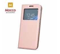 Mocco Kabura Rubber Case Vertikāli Atverams Premium Eco ādas Maks Telefonam Sony Xperia XZ Melns