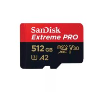 Zibatmiņa SanDisk 512GB MicroSDXC UHS-I Extreme PRO