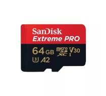 SanDisk Extreme PRO 64 GB MicroSDXC UHS-I Klases 10