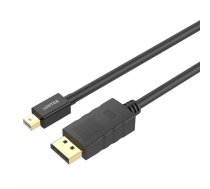 UNITEK Y-C611BK DisplayPort kabelis 2 m Mini DisplayPort Melns