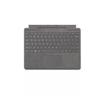 Microsoft Surface Pro Signature Keyboard Platīns Microsoft Cover port QWERTY Amerikāņu angļu valoda