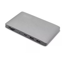 Digitus DA-70895 dokstacija Vadu Thunderbolt 3 Melns, Pelēks