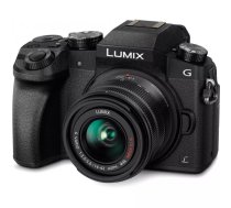 Panasonic Lumix DMC-G7 + G VARIO 14-42mm MILC 16 MP Live MOS 4592 x 3448 pikseļi Melns