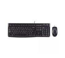 Logitech Desktop MK120 Vadu tastatūra un pele USB QWERTY Melna
