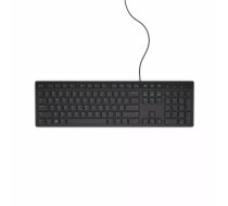 Vadajuma USB klaviatūra Dell KB216 QWERTY US — pilna izmēra izkārtojums, USB-A
