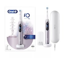 Elektriskā vibrējošā zobu suka Oral-B iO Series 9n — pieaugušajiem, iebūvēts akumulators, 4 režīmi, balta, 1 rokturis + 1 uzgalis