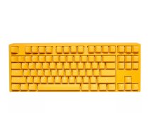 Ducky One 3 Yellow TKL spēļu tastatūra USB Vācu Mehāniskā