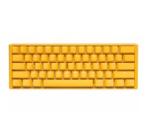 Ducky One 3 Yellow Mini spēļu tastatūra USB Vācu Mehāniskā RGB